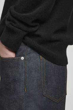 COS MARGIN RAW SELVEDGE TAPERED JEANS INDIGO