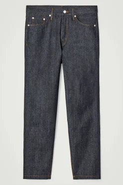COS MARGIN RAW SELVEDGE TAPERED JEANS INDIGO