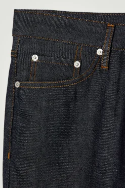 COS MARGIN RAW SELVEDGE TAPERED JEANS INDIGO