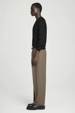 Best COS MERINO WOOL CREW-NECK SWEATER BLACK