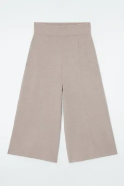 COS MERINO WOOL CULOTTES BEIGE