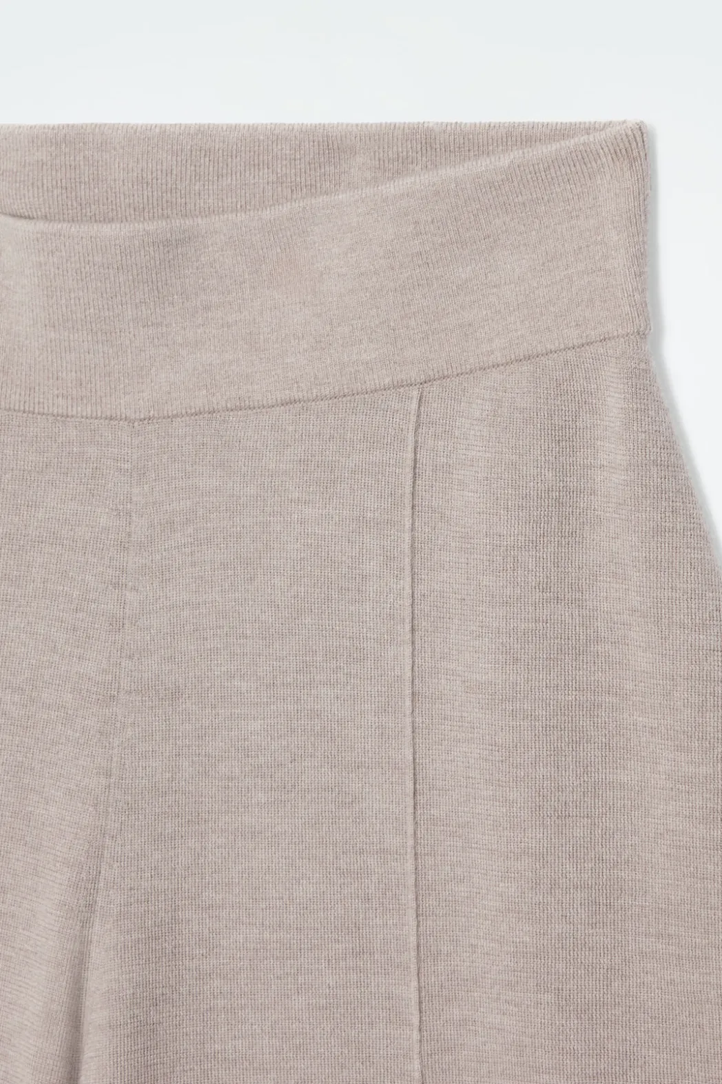 COS MERINO WOOL CULOTTES BEIGE