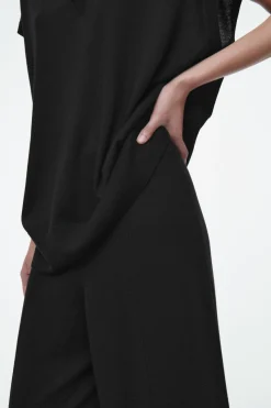 Best COS MERINO WOOL CULOTTES BLACK