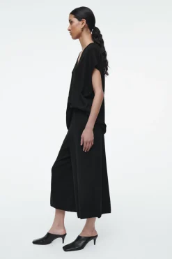 Best COS MERINO WOOL CULOTTES BLACK