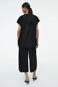 Best COS MERINO WOOL CULOTTES BLACK