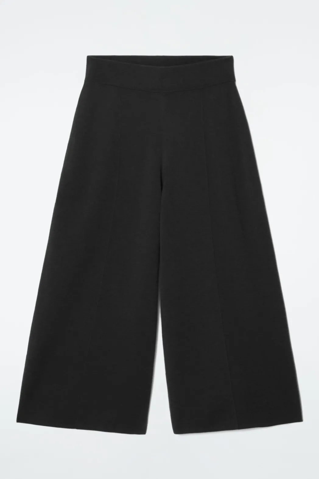 Best COS MERINO WOOL CULOTTES BLACK