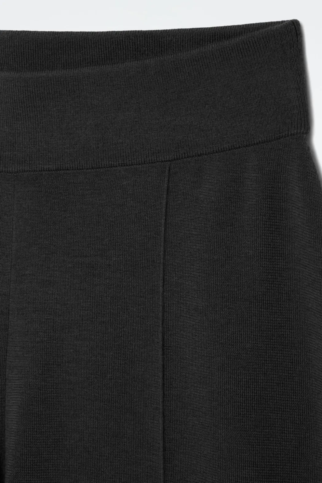 Best COS MERINO WOOL CULOTTES BLACK
