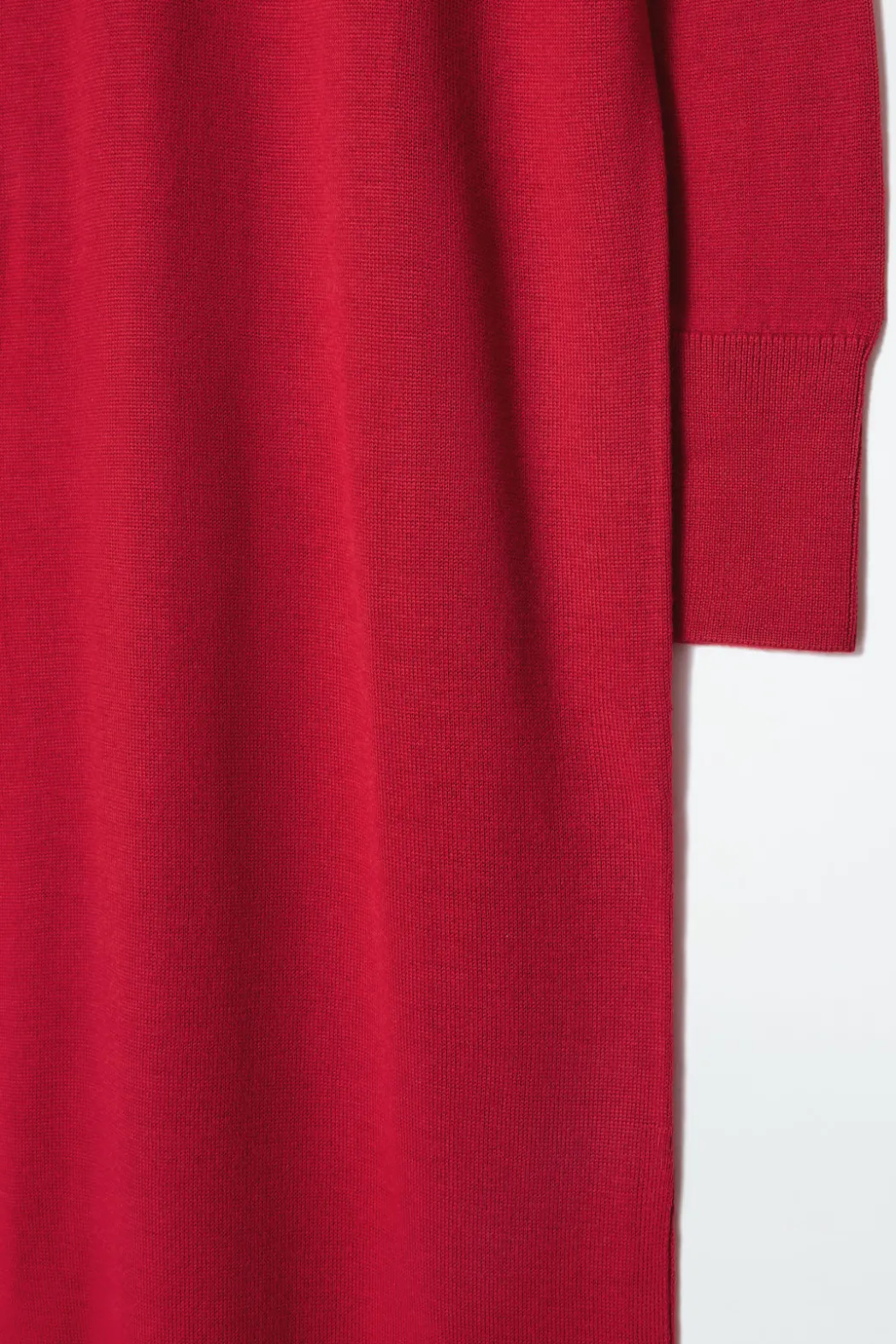 Hot COS MERINO WOOL TURTLENECK DRESS RED