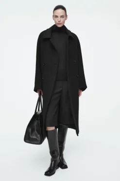Sale COS MERINO WOOL TURTLENECK SWEATER BLACK