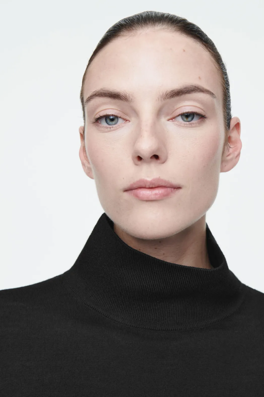 Sale COS MERINO WOOL TURTLENECK SWEATER BLACK