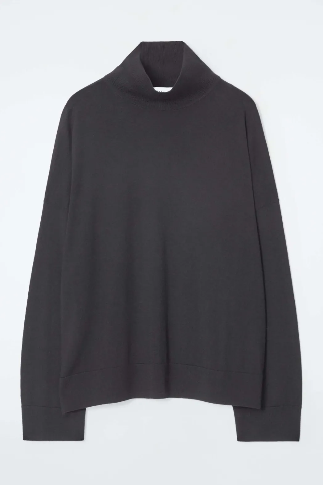 Sale COS MERINO WOOL TURTLENECK SWEATER BLACK