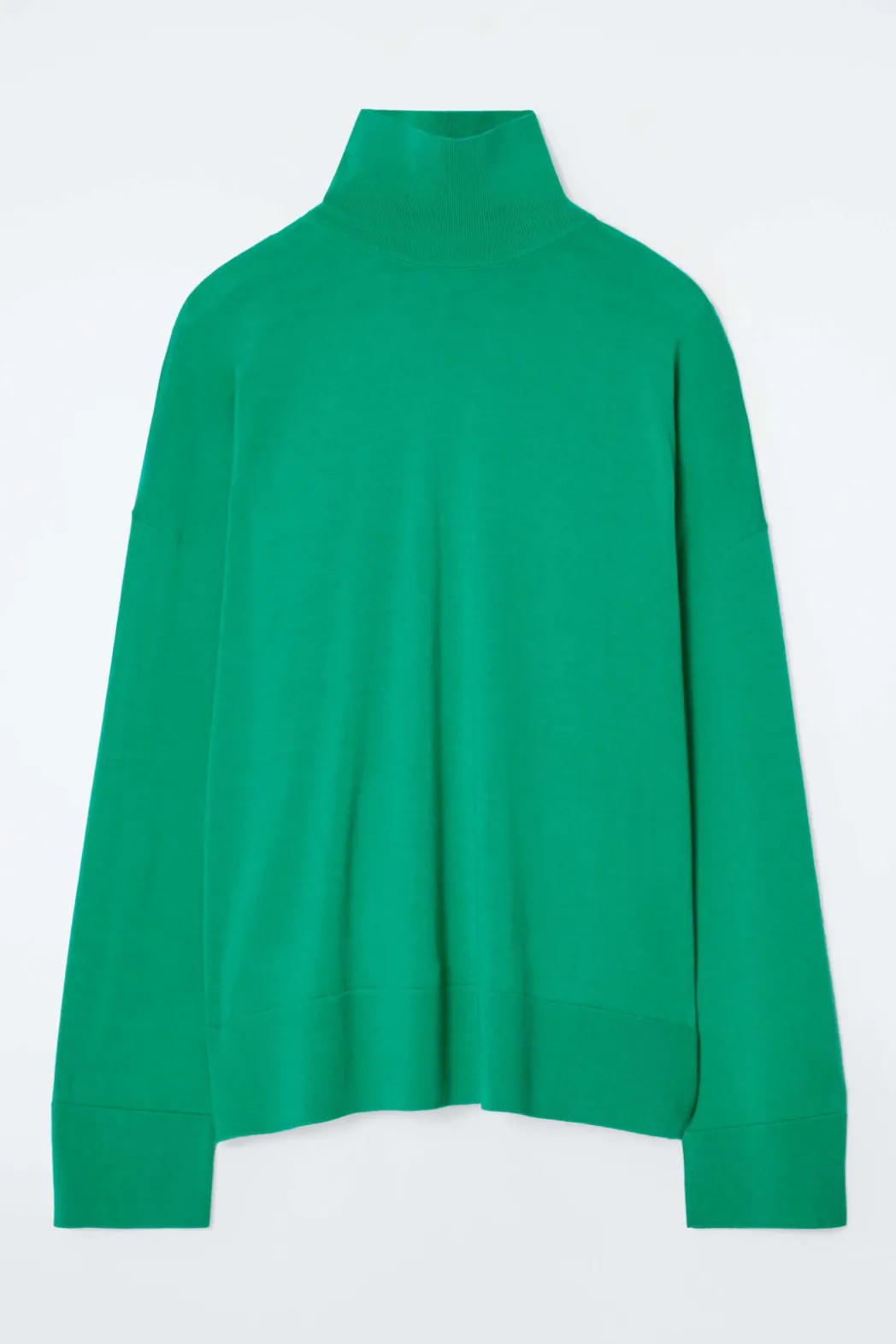 Clearance COS MERINO WOOL TURTLENECK SWEATER GREEN