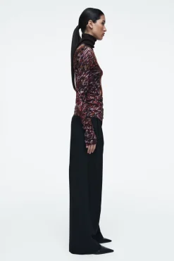 Online COS MERINO WOOL TURTLENECK TOP MULTICOLORED