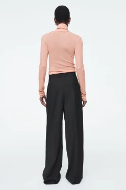 Sale COS MERINO WOOL TURTLENECK TOP APRICOT