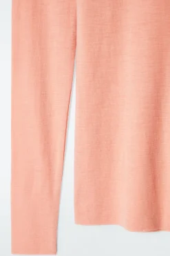 Sale COS MERINO WOOL TURTLENECK TOP APRICOT