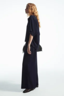 Discount COS MILANO-KNIT CULOTTES NAVY BLUE