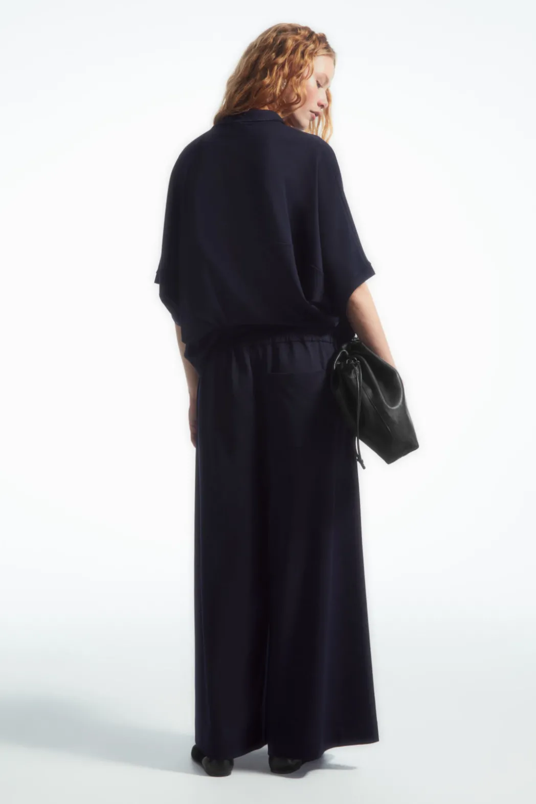 Discount COS MILANO-KNIT CULOTTES NAVY BLUE