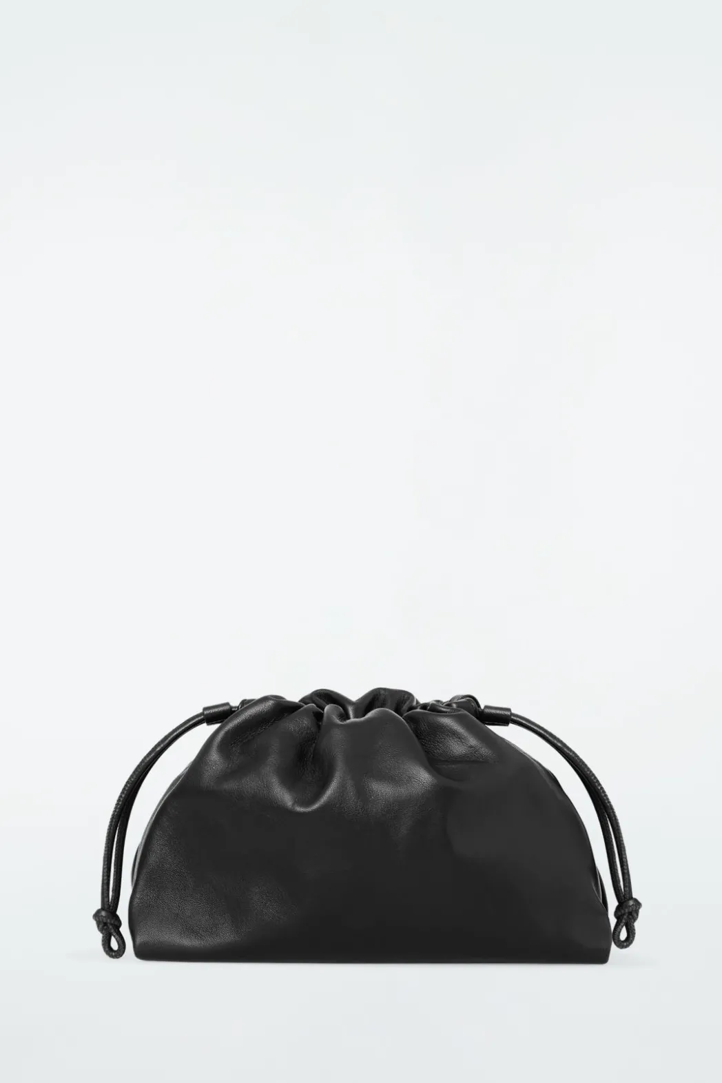 Best COS MINI CAVATELLI CLUTCH - LEATHER BLACK