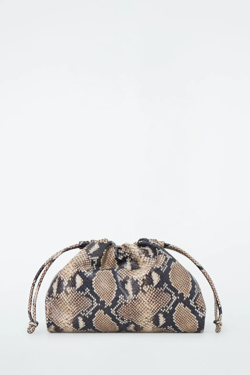 Discount COS MINI CAVATELLI CLUTCH - LEATHER SNAKE EFFECT
