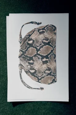 Discount COS MINI CAVATELLI CLUTCH - LEATHER SNAKE EFFECT