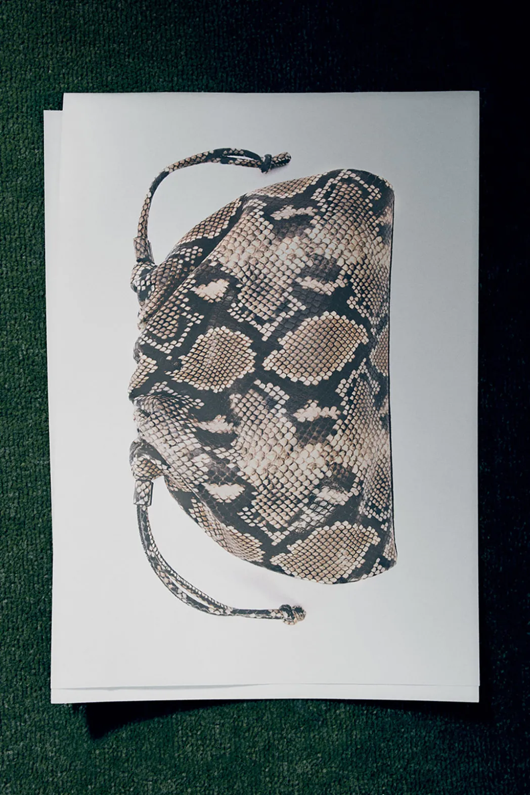 Discount COS MINI CAVATELLI CLUTCH - LEATHER SNAKE EFFECT