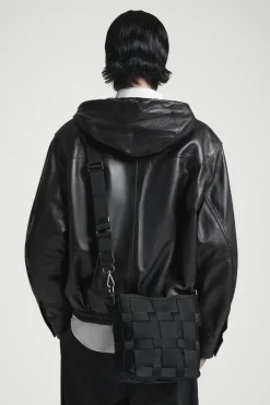 Best COS MINI WOVEN CROSSBODY - WEBBING BLACK