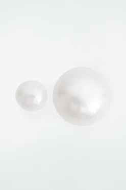 Best COS MISMATCHED FRESHWATER PEARL STUD EARRINGS GOLD