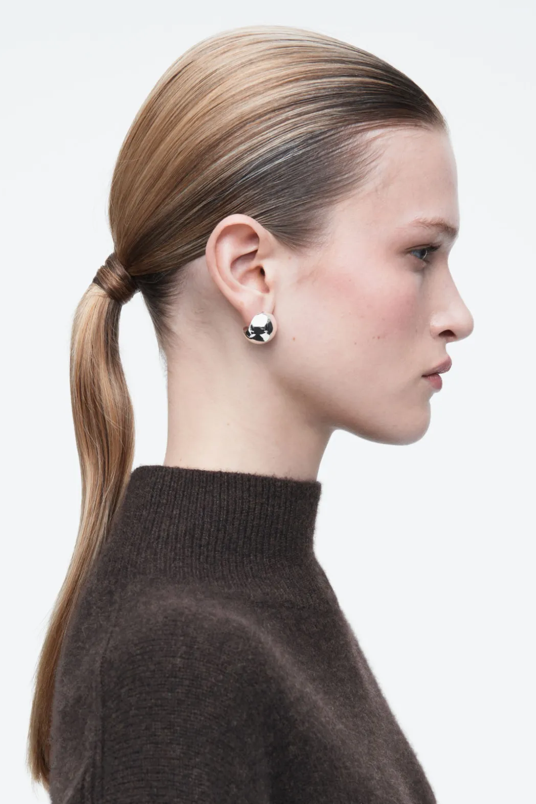 Outlet COS MISMATCHED STUD EARRINGS SILVER
