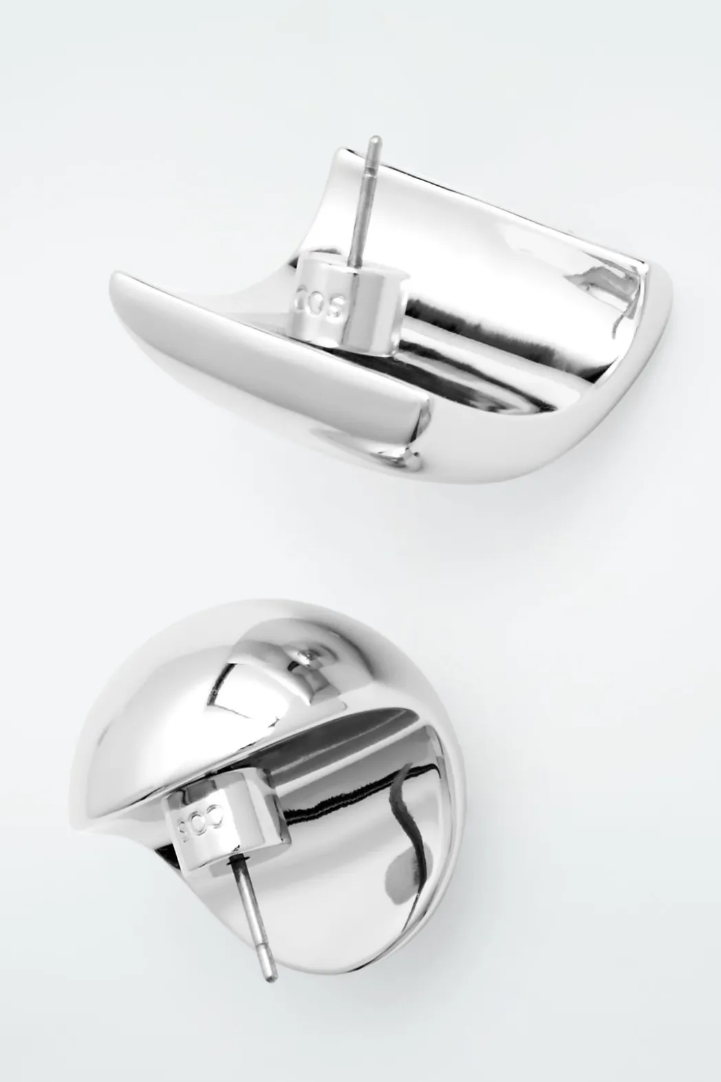 Outlet COS MISMATCHED STUD EARRINGS SILVER
