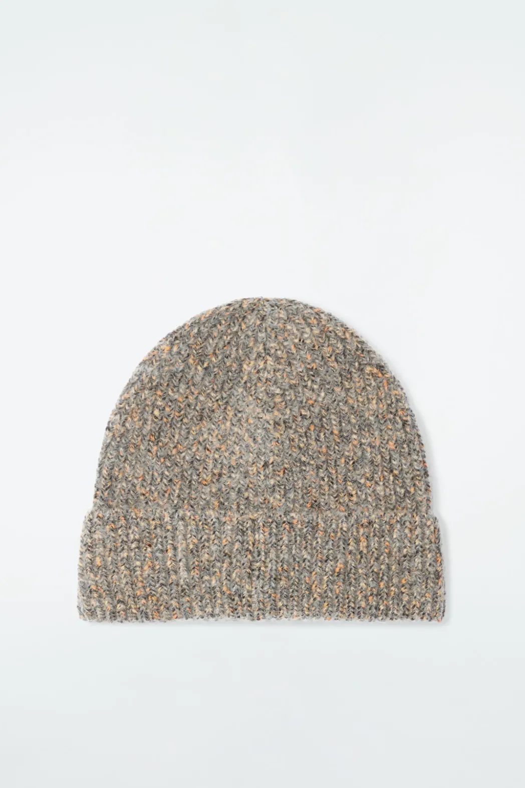 Discount COS MÉLANGE WOOL-BLEND BEANIE BEIGE MÉLANGE