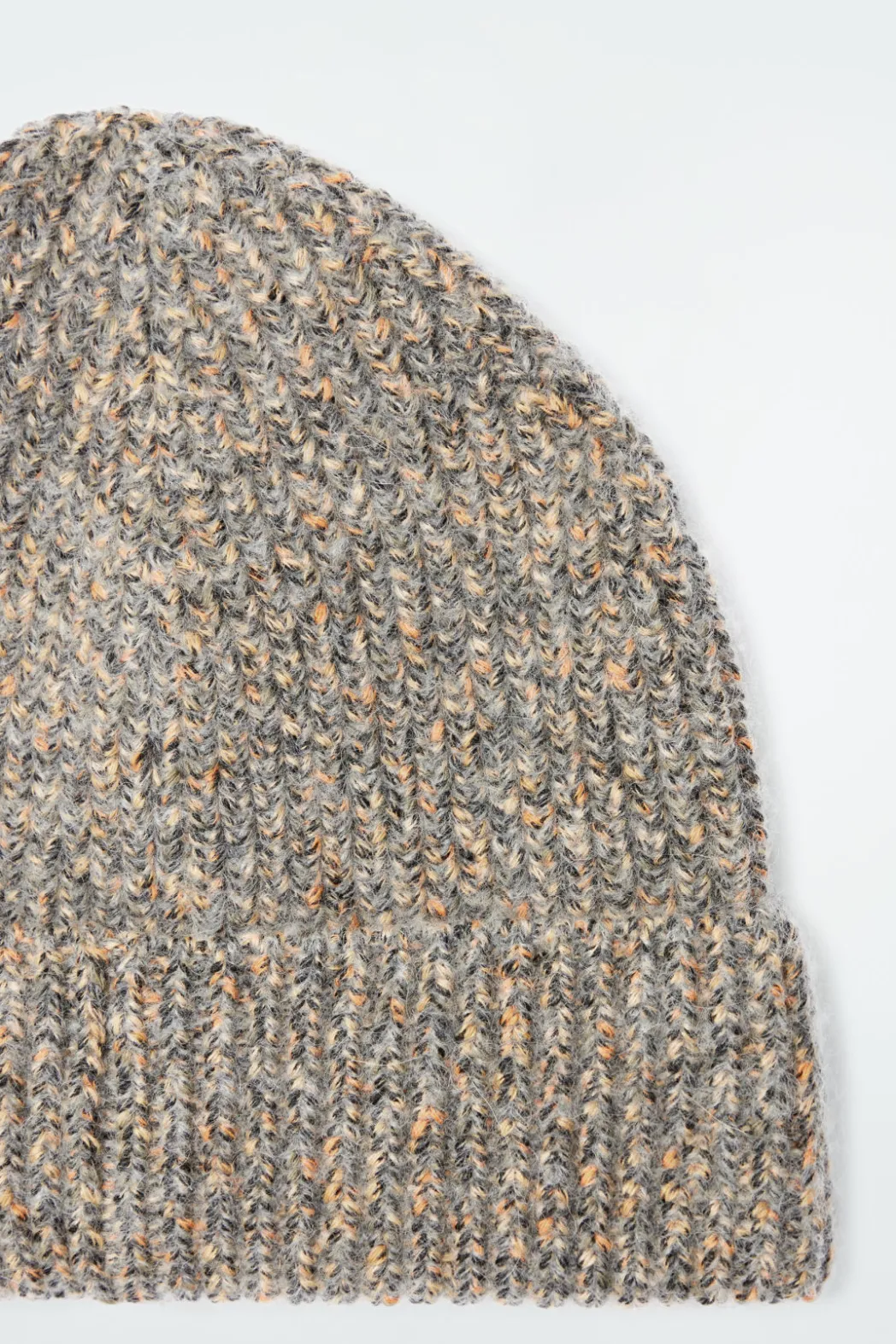 Discount COS MÉLANGE WOOL-BLEND BEANIE BEIGE MÉLANGE