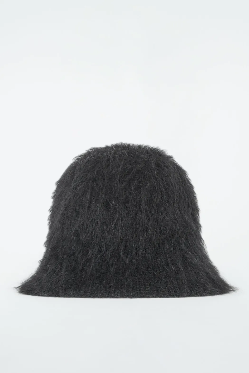 Clearance COS MOHAIR BUCKET HAT BLACK