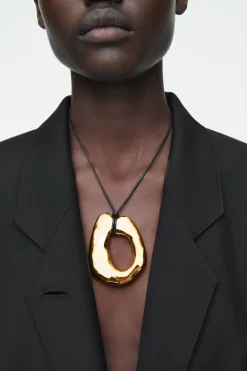 COS MOLTEN PENDANT NECKLACE GOLD