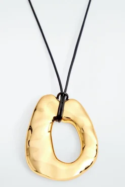 COS MOLTEN PENDANT NECKLACE GOLD