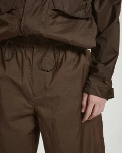 Best COS NYLON-RIPSTOP PARACHUTE SHORTS BROWN