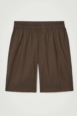Best COS NYLON-RIPSTOP PARACHUTE SHORTS BROWN