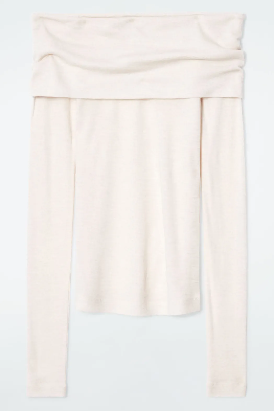 Best COS OFF-THE-SHOULDER MERINO WOOL TOP OFF-WHITE