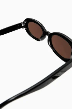 Discount COS OVAL SUNGLASSES - ROUND BLACK