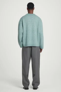 Clearance COS OVERSIZED ALPACA-BLEND SWEATER BLUE MÉLANGE