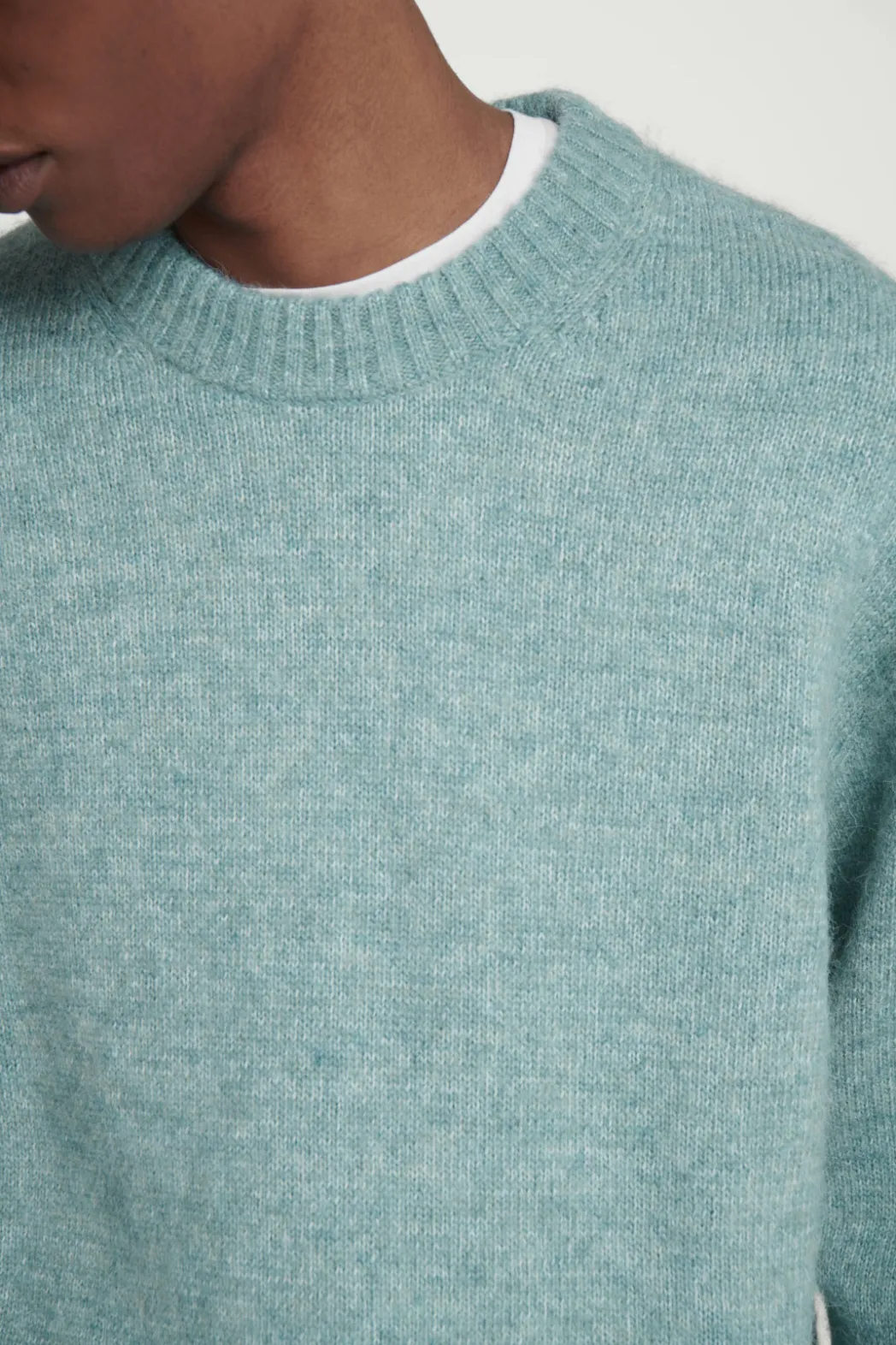 Clearance COS OVERSIZED ALPACA-BLEND SWEATER BLUE MÉLANGE