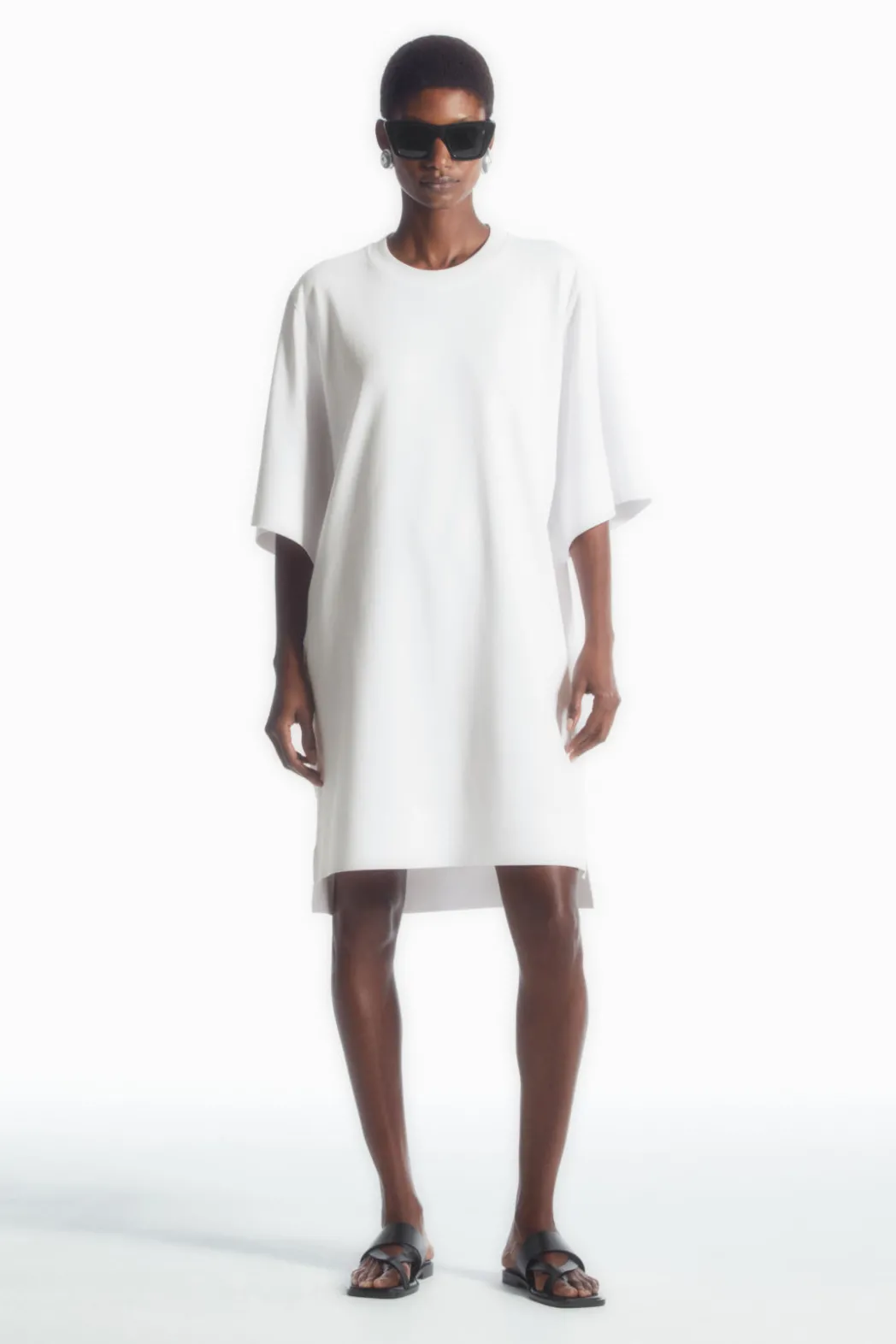 Online COS OVERSIZED BOXY T-SHIRT WHITE