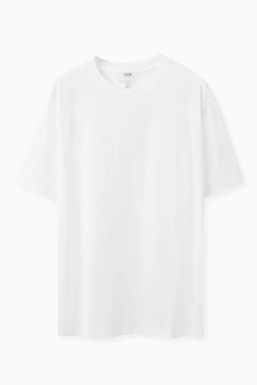 Clearance COS OVERSIZED COTTON T-SHIRT white