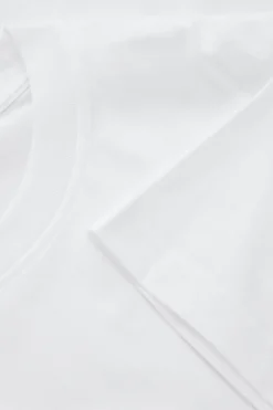 Clearance COS OVERSIZED COTTON T-SHIRT white