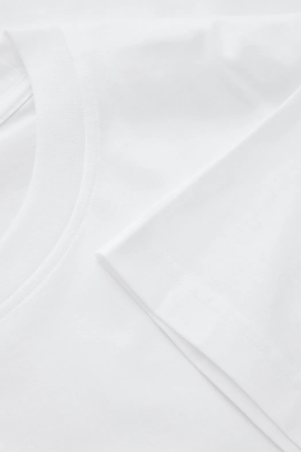 Clearance COS OVERSIZED COTTON T-SHIRT white