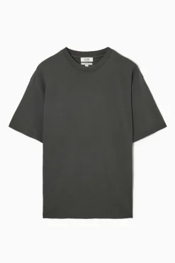 Hot COS OVERSIZED COTTON T-SHIRT WASHED GRAY