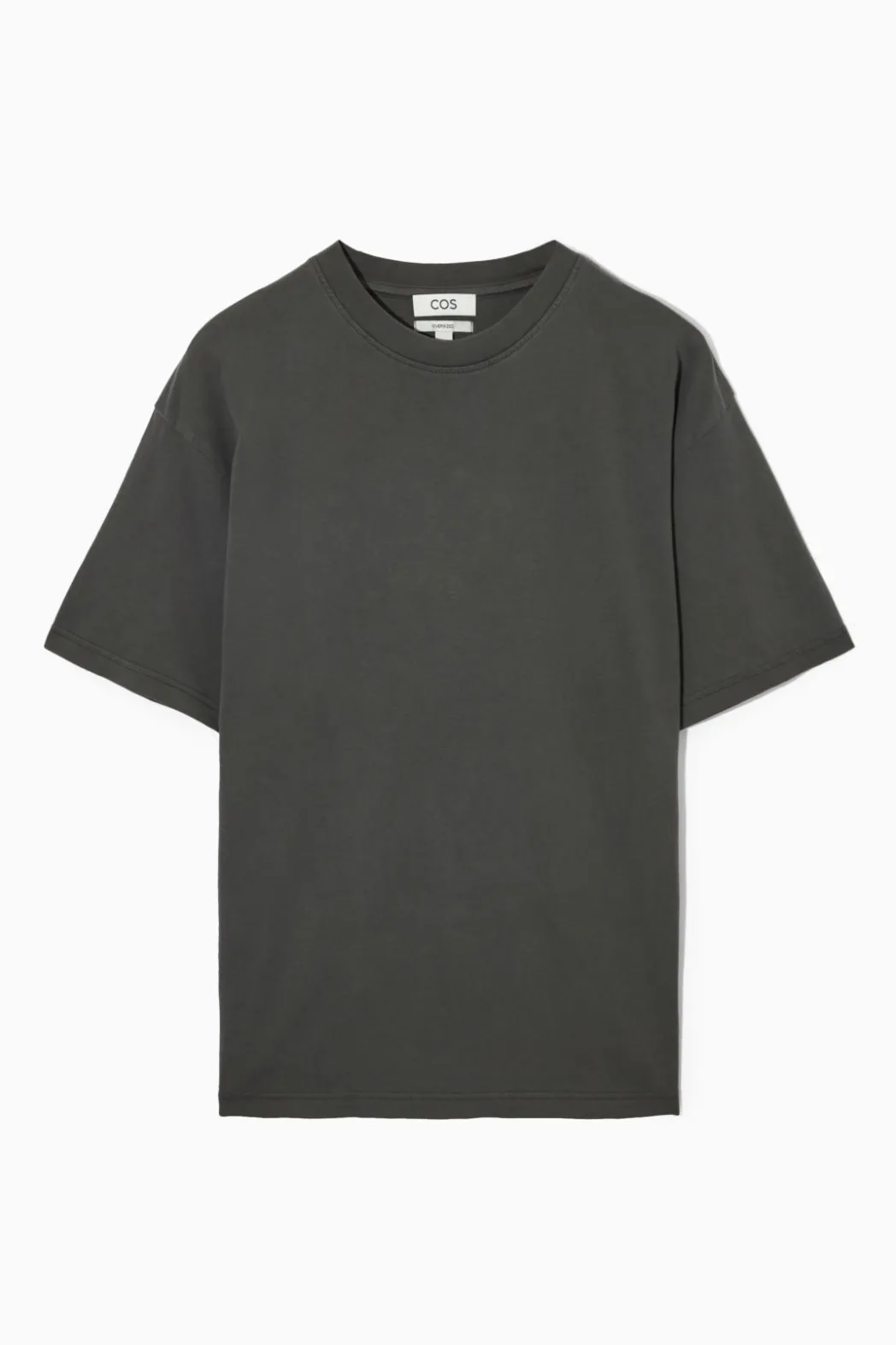 Hot COS OVERSIZED COTTON T-SHIRT WASHED GRAY