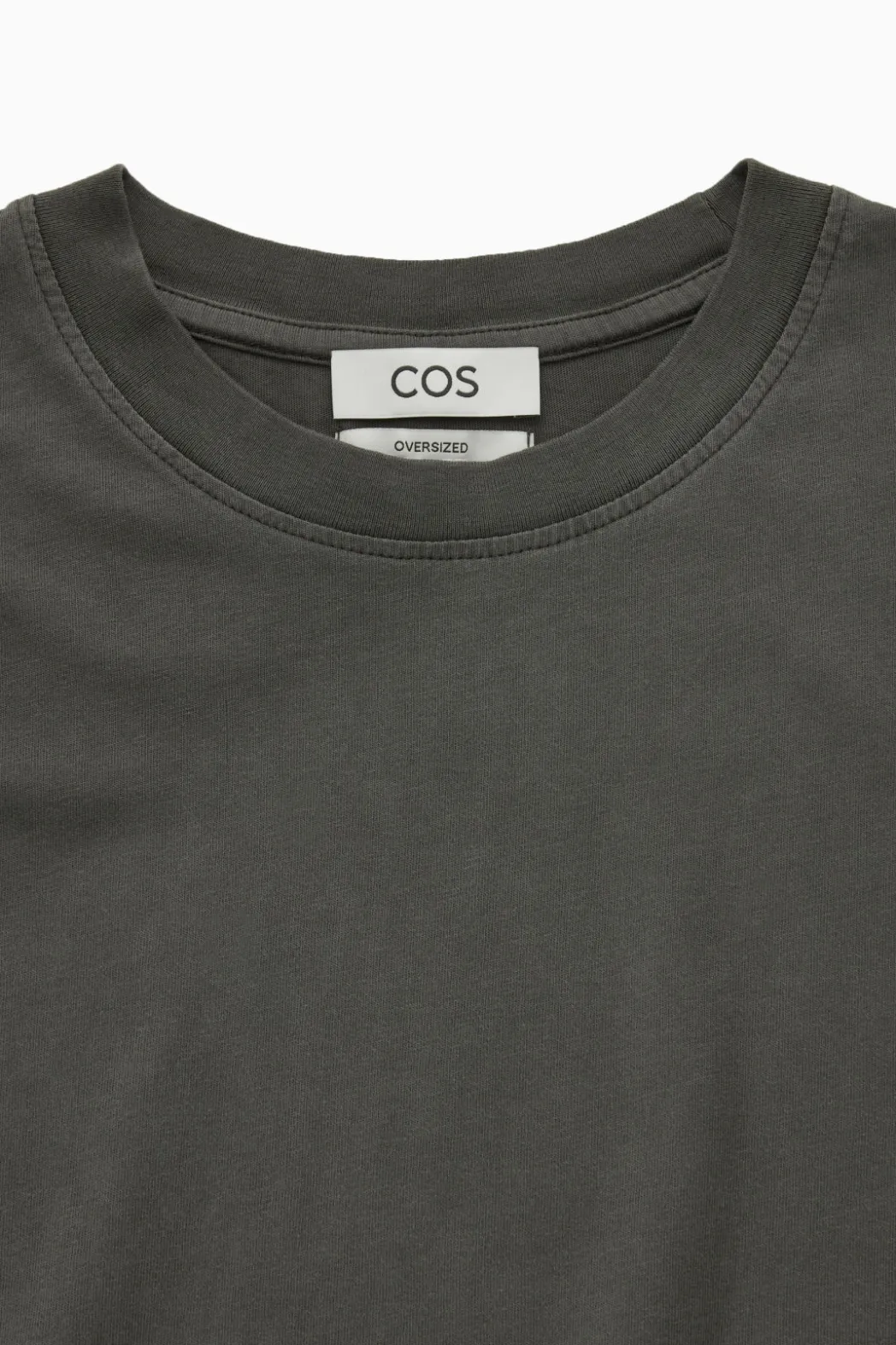 Hot COS OVERSIZED COTTON T-SHIRT WASHED GRAY