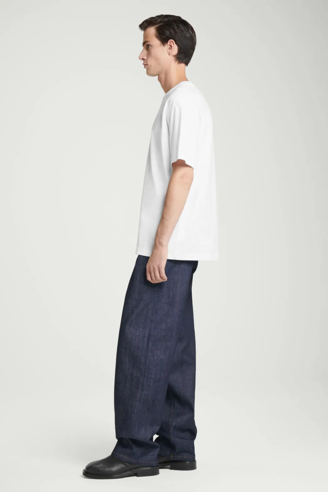 Online COS OVERSIZED COTTON T-SHIRT WHITE