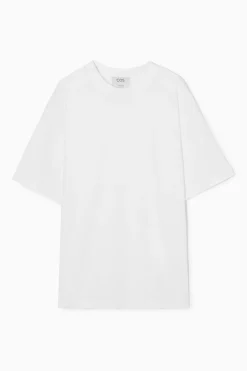 Online COS OVERSIZED COTTON T-SHIRT WHITE