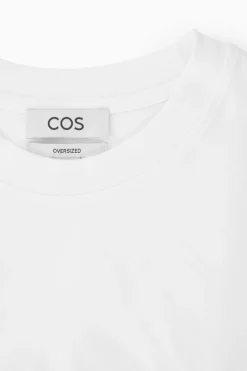 Online COS OVERSIZED COTTON T-SHIRT WHITE